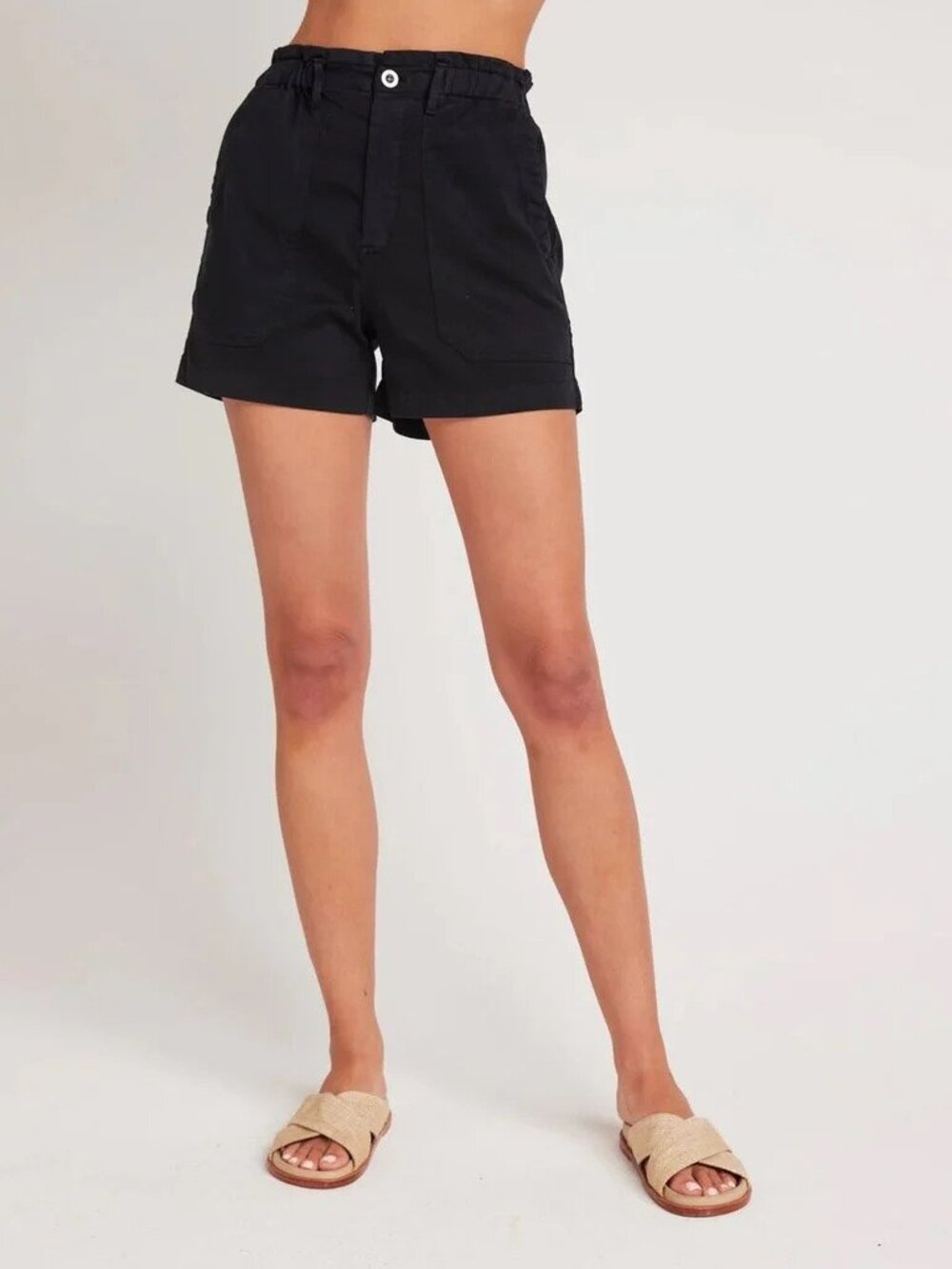 Bella Dahl Callie Shorts Black Size Small